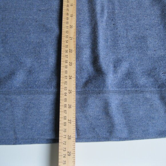 Banana Republic Men’s Waffle Crew neck pull over Sweater blue  Large (0606) - Picture 14 of 15